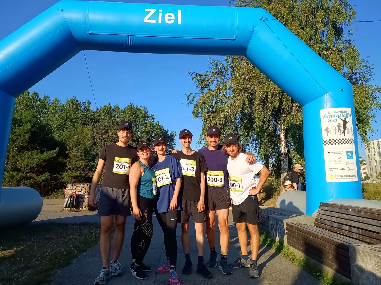 The Localiser running team at the 11th Adlershof Company Relay