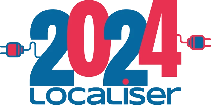 “2024 Localiser” lettering with charging plugs
